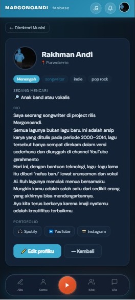 Portofolio Musisi